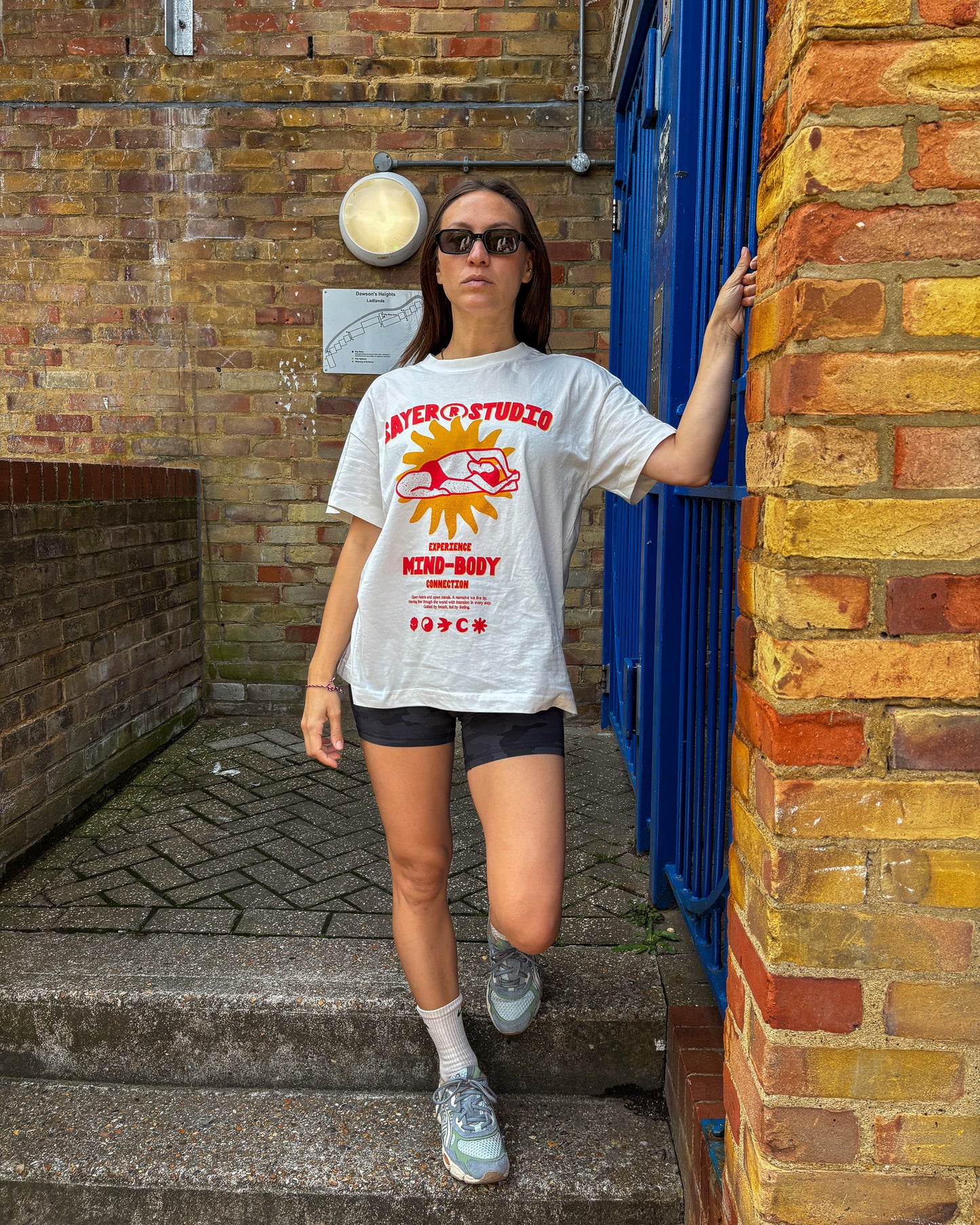 Womens Mind-Body Connection Tee - White