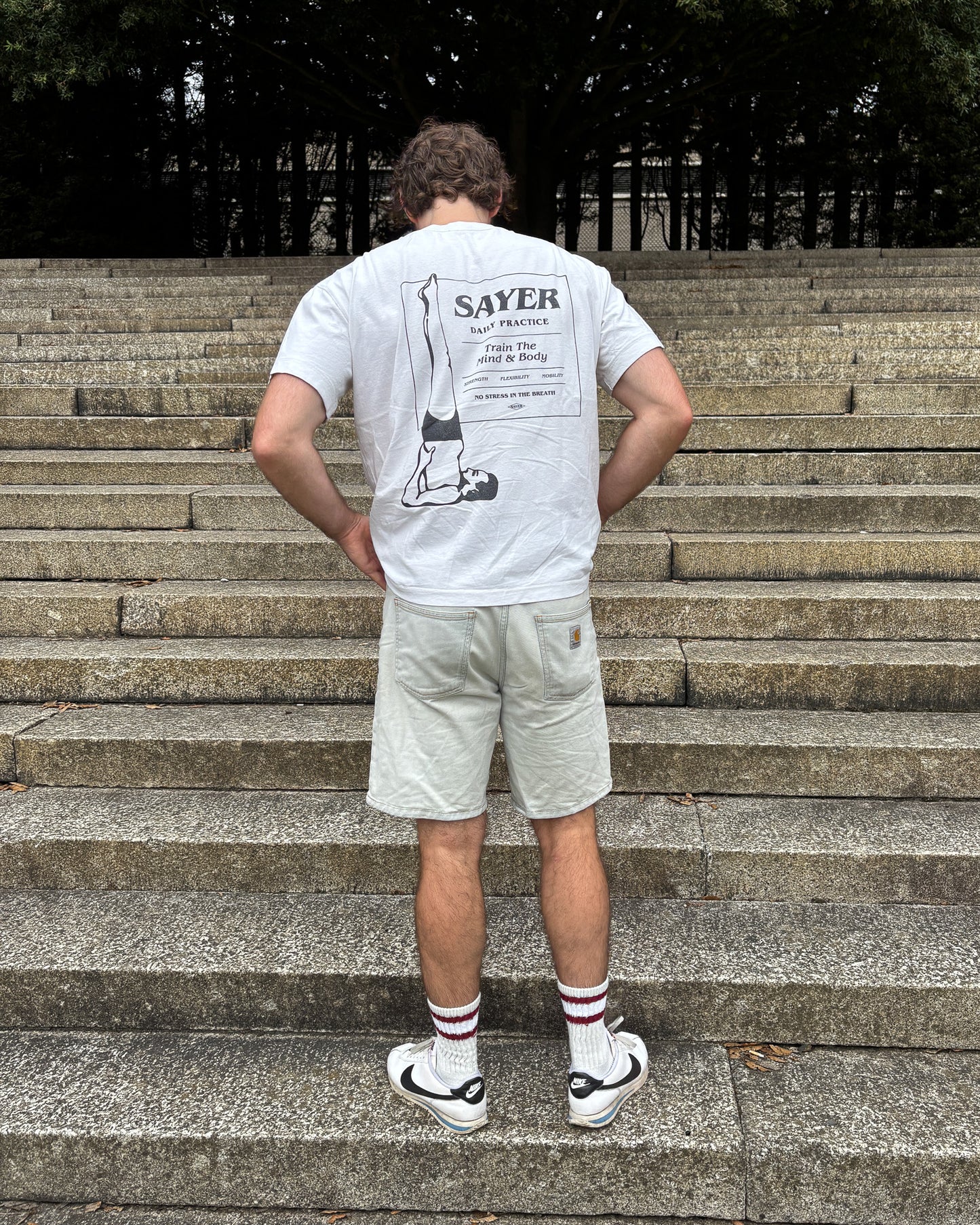 Mens Daily Practice Tee - White