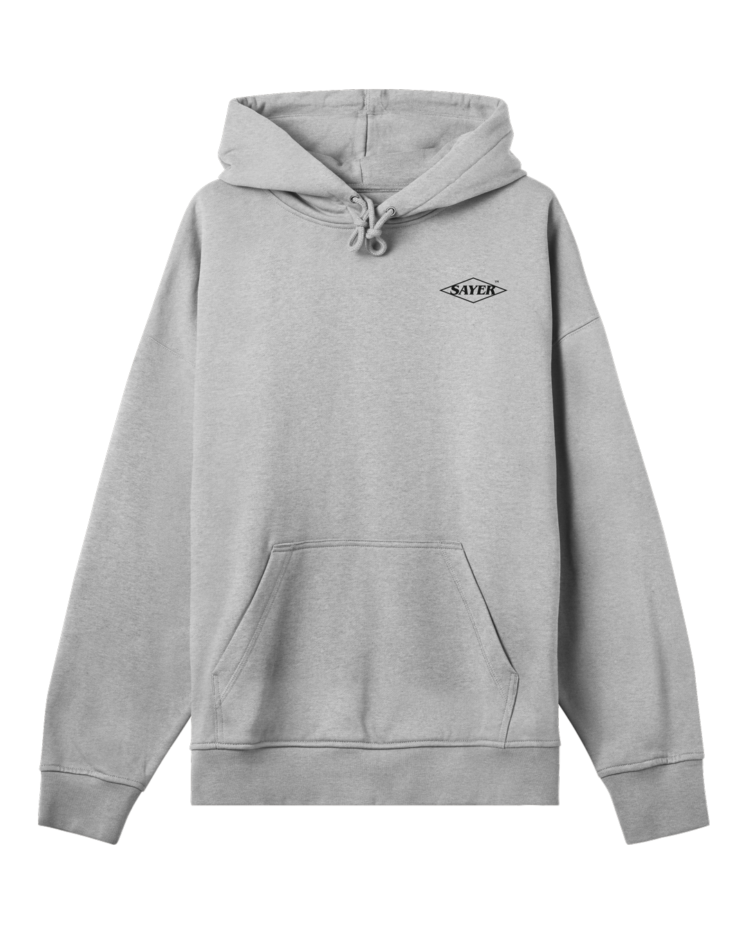 Unisex Oversized Daily Practice Hoodie - Grey