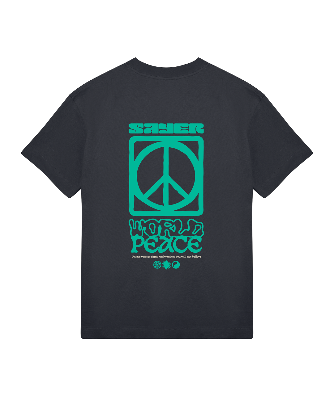 Mens World Peace Tee - Black