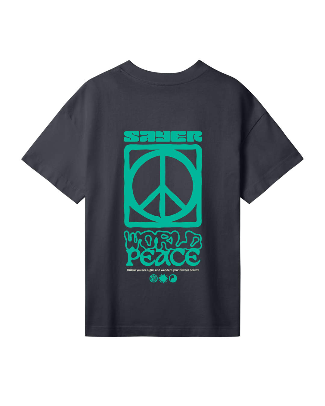 Womens World Peace Tee - Black