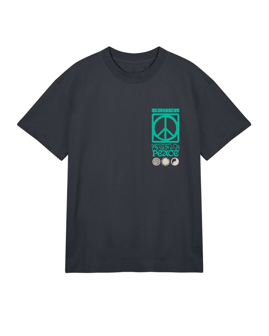 Mens World Peace Tee - Black