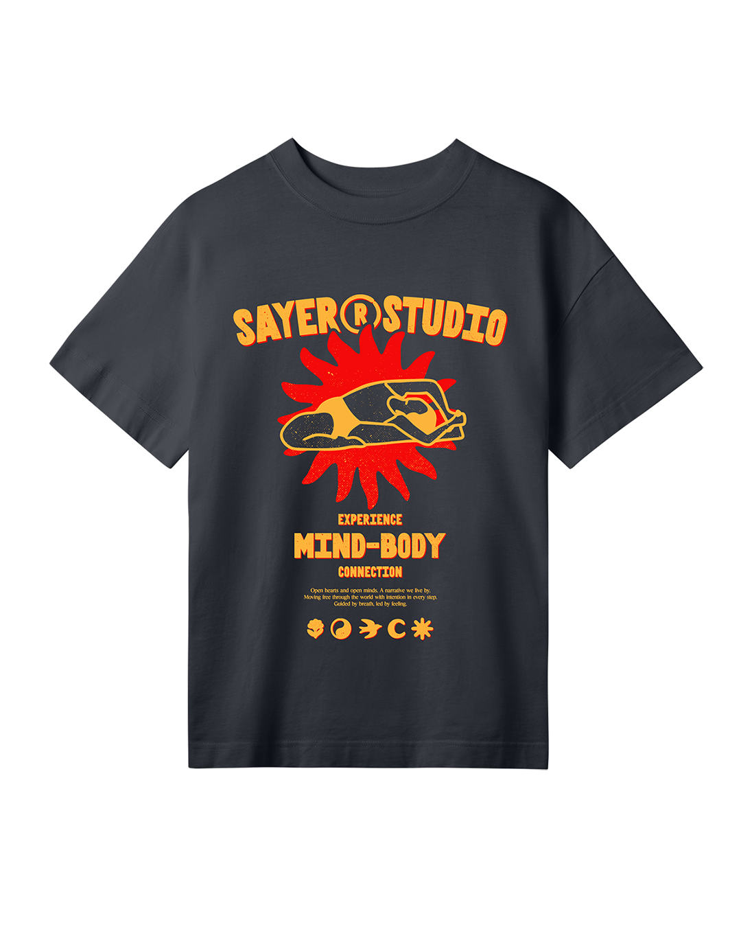 Womens Mind-Body Connection Tee - Black