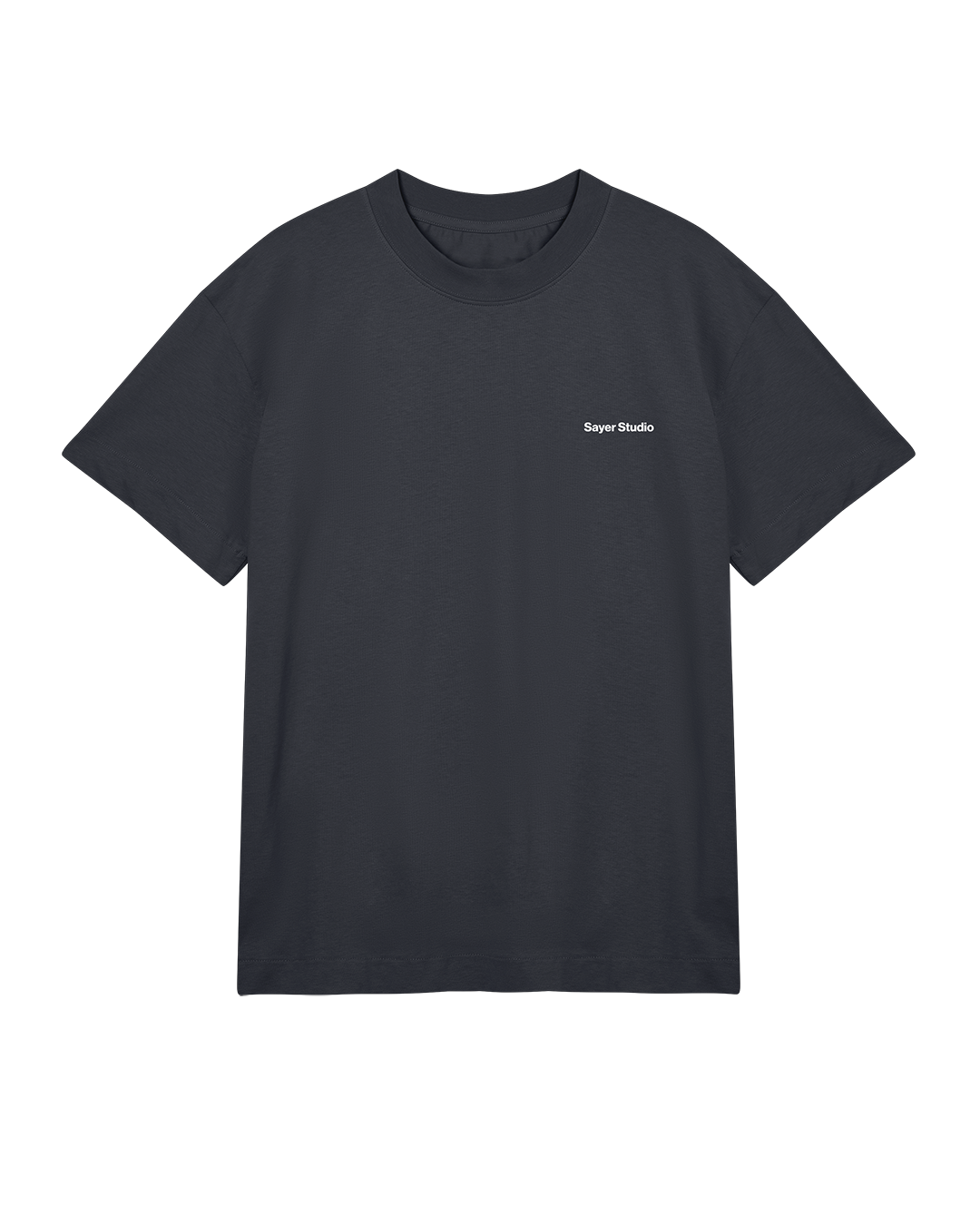 Mens Healing with Sound Tee Black with White Print