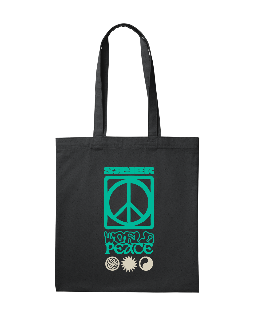 World Peace Tote - Black