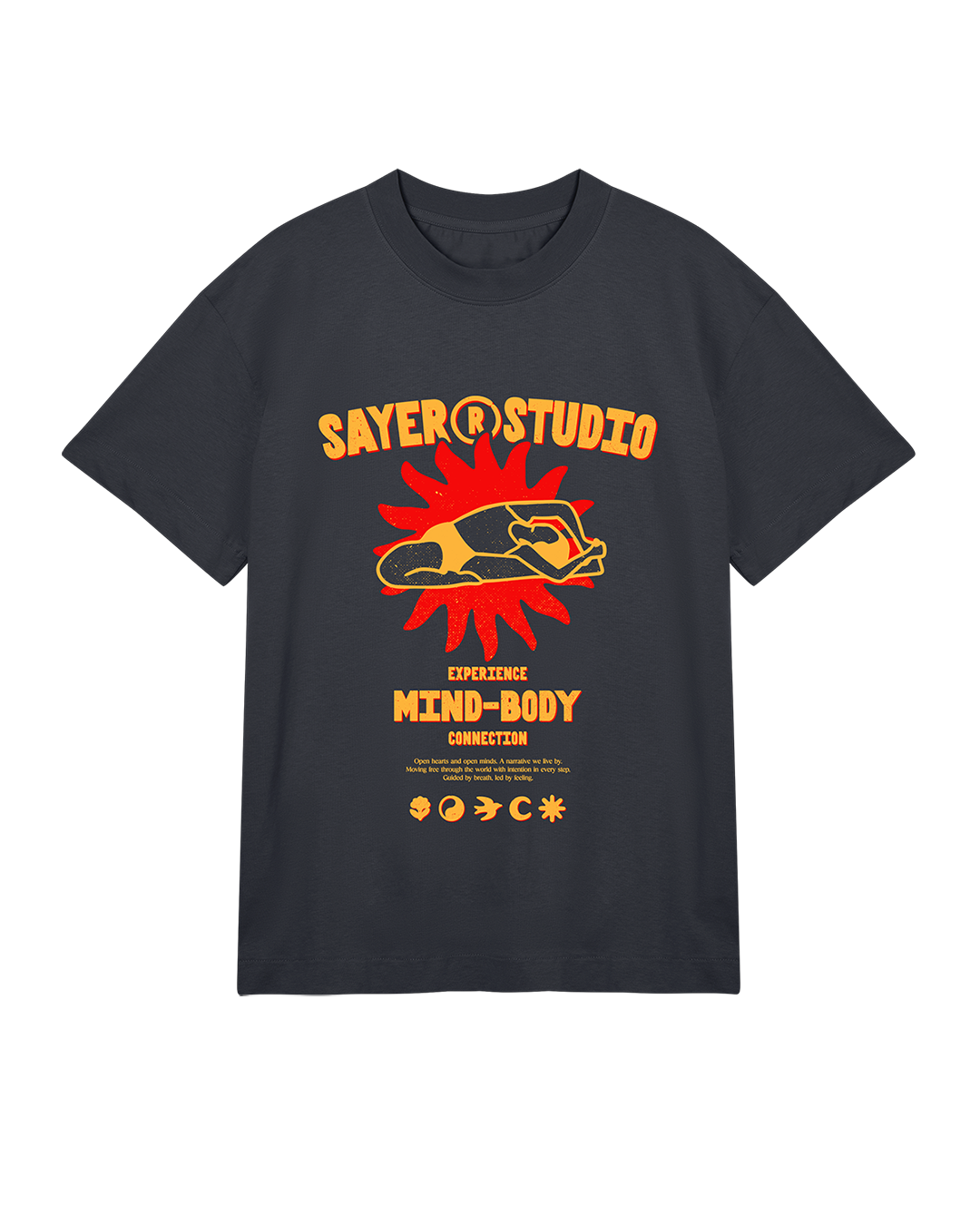 Mens Mind Body Connection Mens Tee - Black
