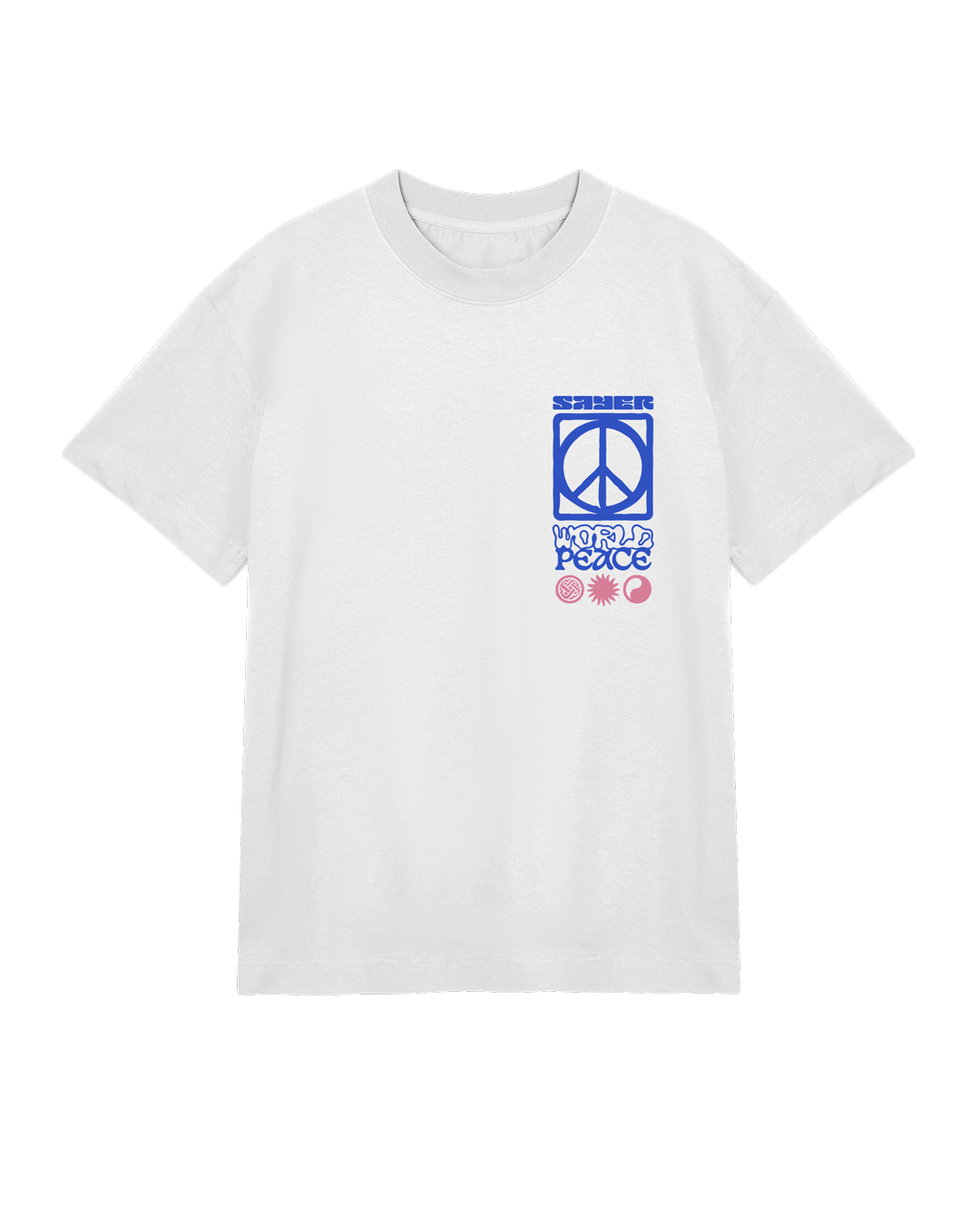Mens World Peace Tee - White
