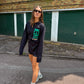 Unisex World Peace Long Sleeve Tee - Black