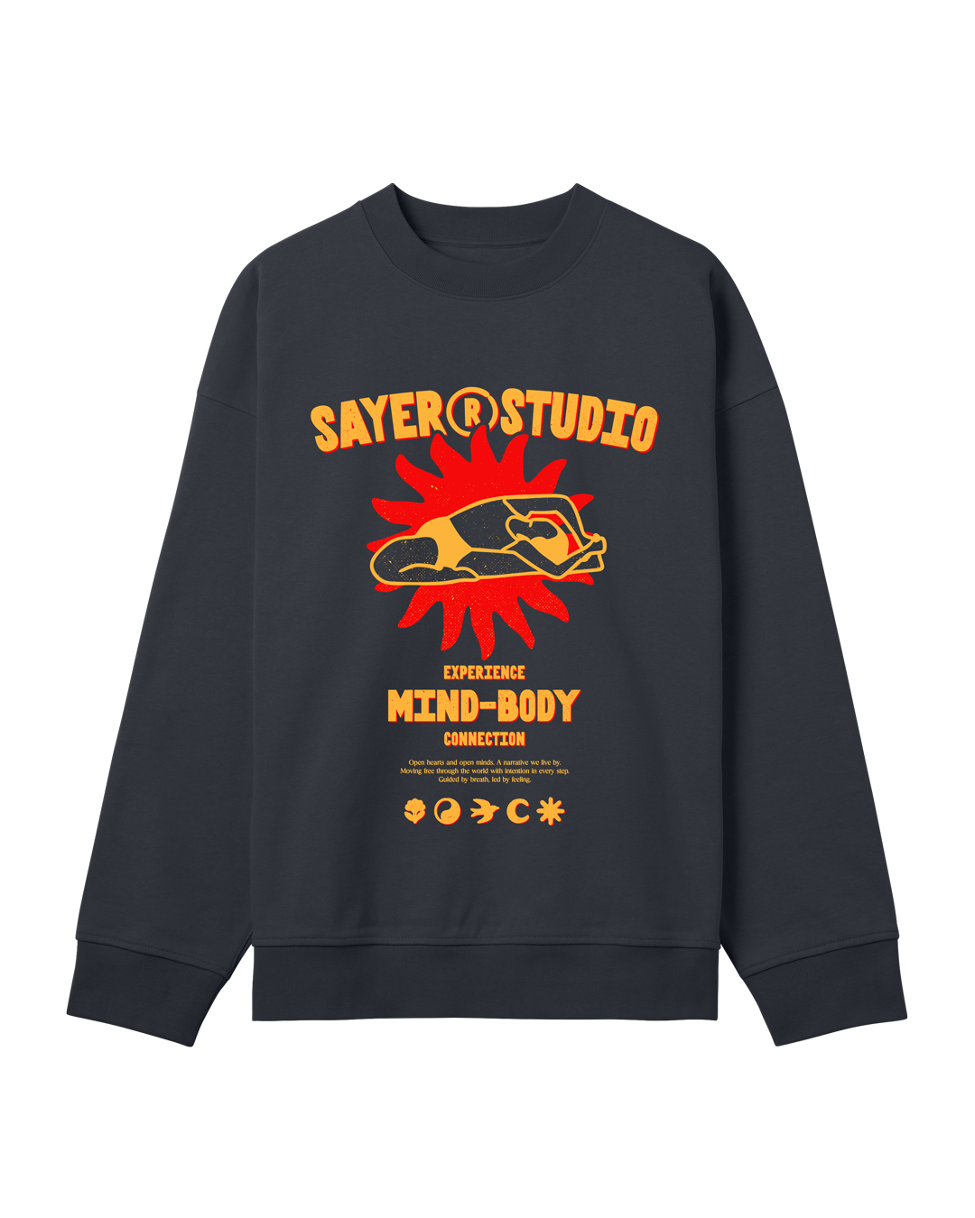 Mens Mind-Body Crewneck - Black