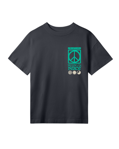 Womens World Peace Tee - Black