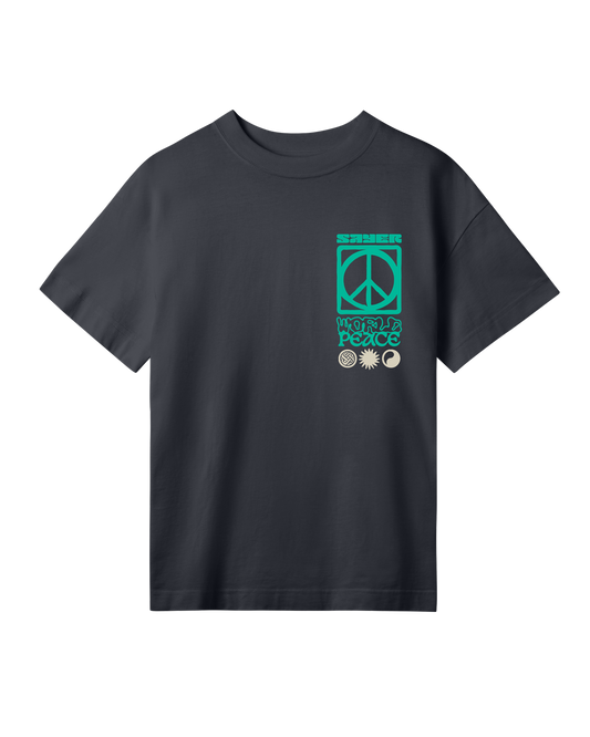Womens World Peace Tee - Black