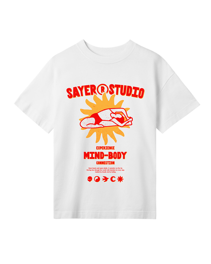 Womens Mind-Body Connection Tee - White