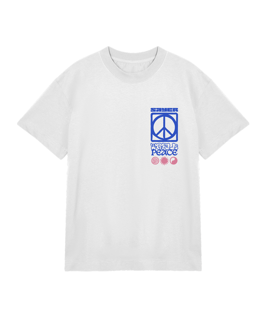 Mens World Peace Tee - White