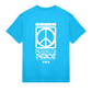 Mens World Peace Tee - Turquoise